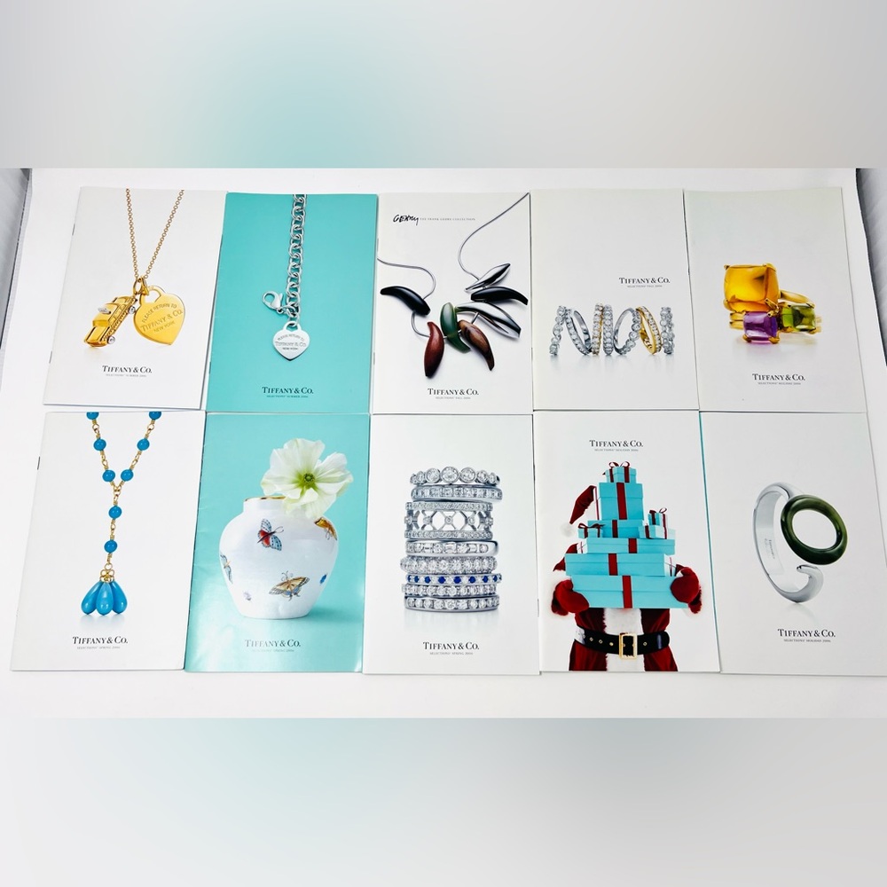 Vintage 2006 Tiffany & Co. Holiday, Spring, Summer Catalogs Lot Of 10